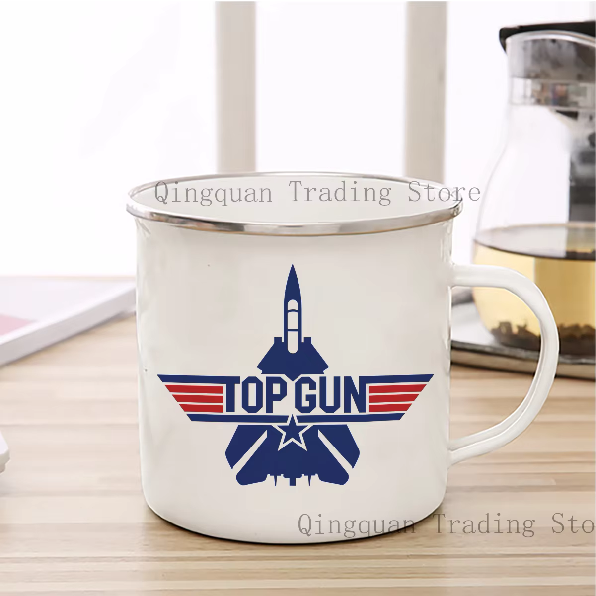 Top Gun tasse émaillée