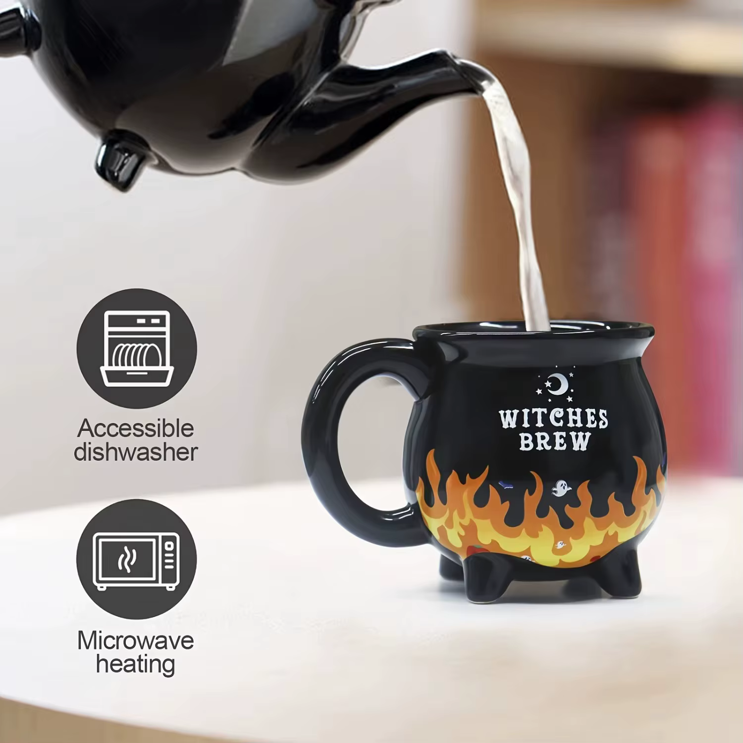 Tasse à chaudron de brassage de sorcières