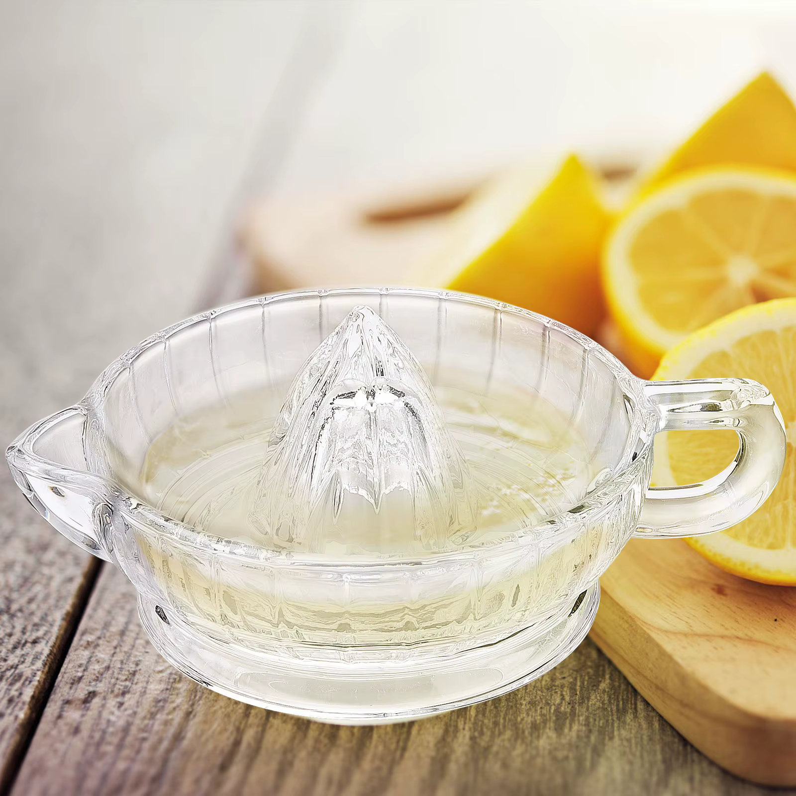 Presse-agrumes/presse manuelle en verre, adaptée aux citrons et aux agrumes