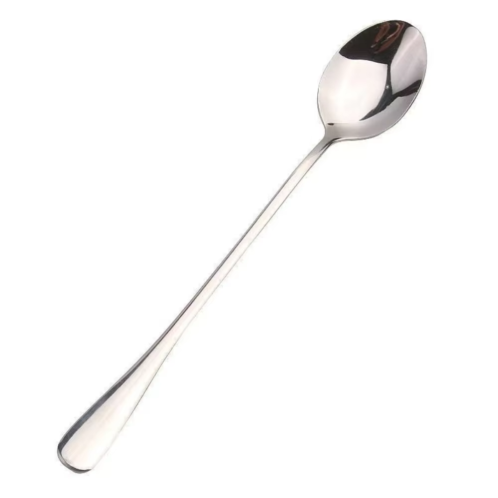 6 cuillères à long manche de 20 cm