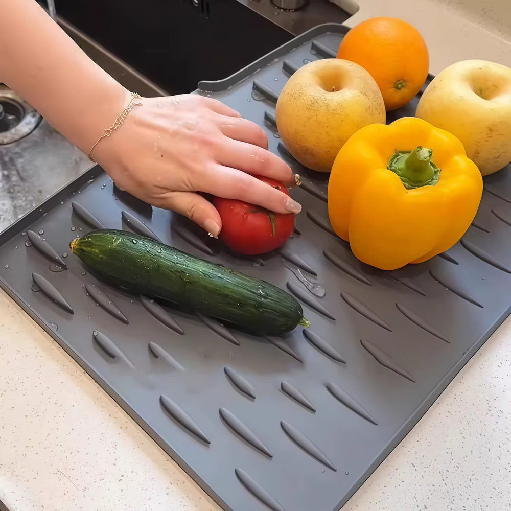 Tapis de vidange en Silicone pour évier