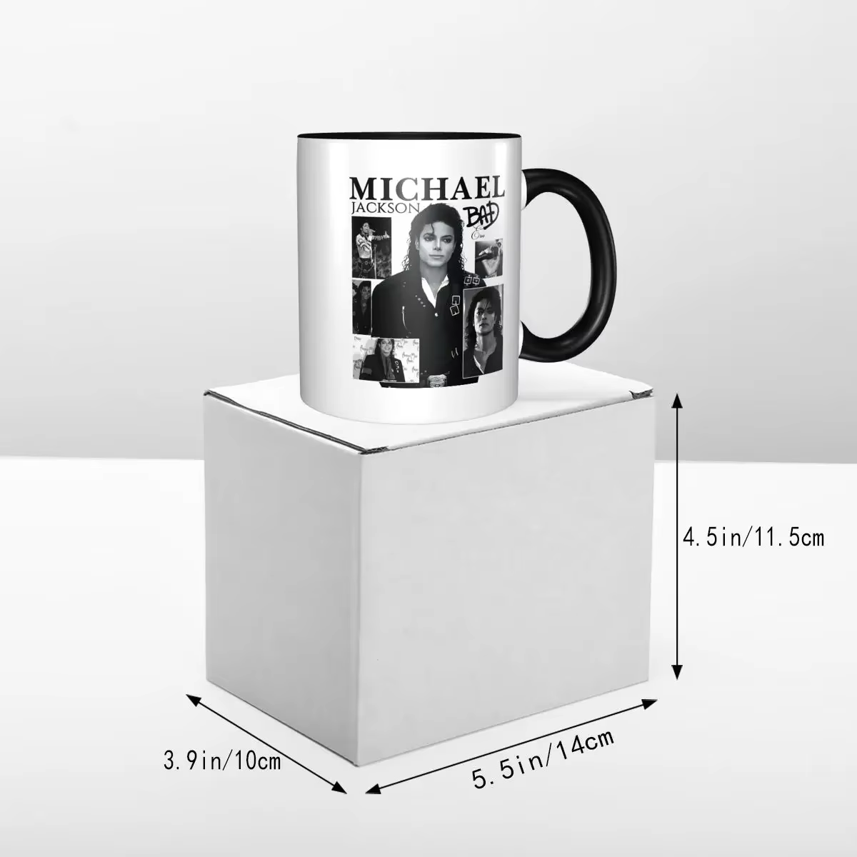 Tasse à café amusante en céramique Michael Jackson dansant