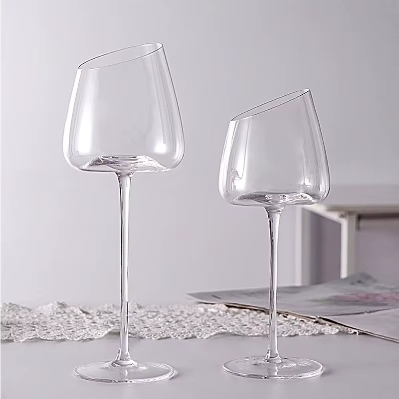 4/2/1Pc Haut De gamme Longue Tige Gobelet en Verre à Vin Rouge Coupe Outil de Cuisine Champagne Verre Bordeaux Bourgogne Cadeau De Fête De Mariage Verrerie