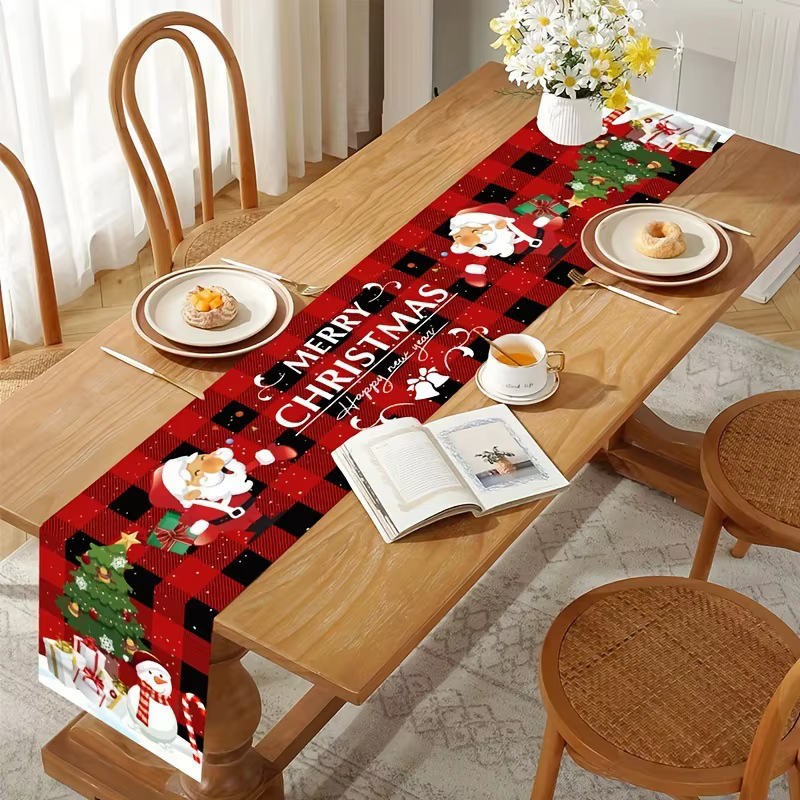 Chemin de Table de noël du père noël