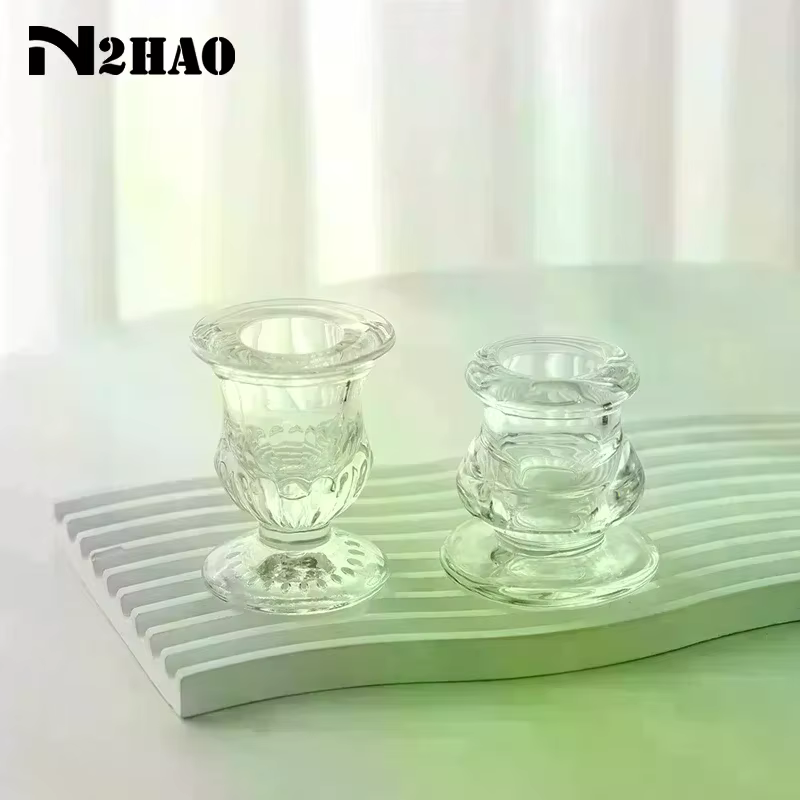 Porte-bougie en verre, nouveauté