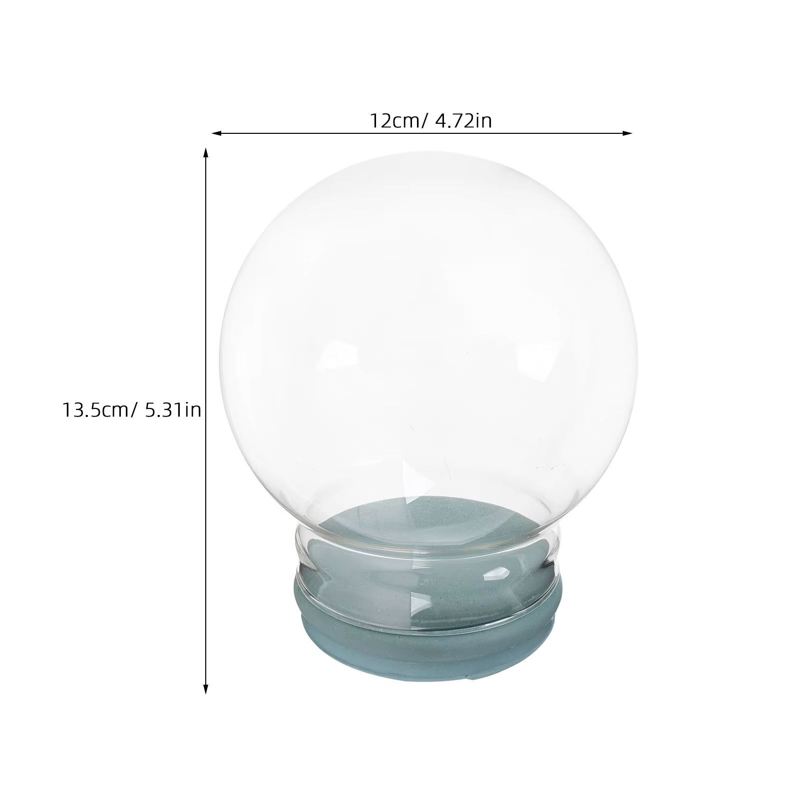 Kit DIY de globe à neige vide en verre