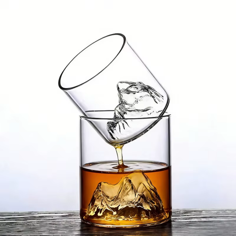 Tasse en verre esthétique