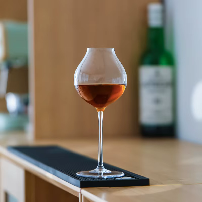 CRISON TT6201 Verre à whisky 245 ml Tasse de dégustation en cristal avec couvercle pour une expérience de saveur améliorée
