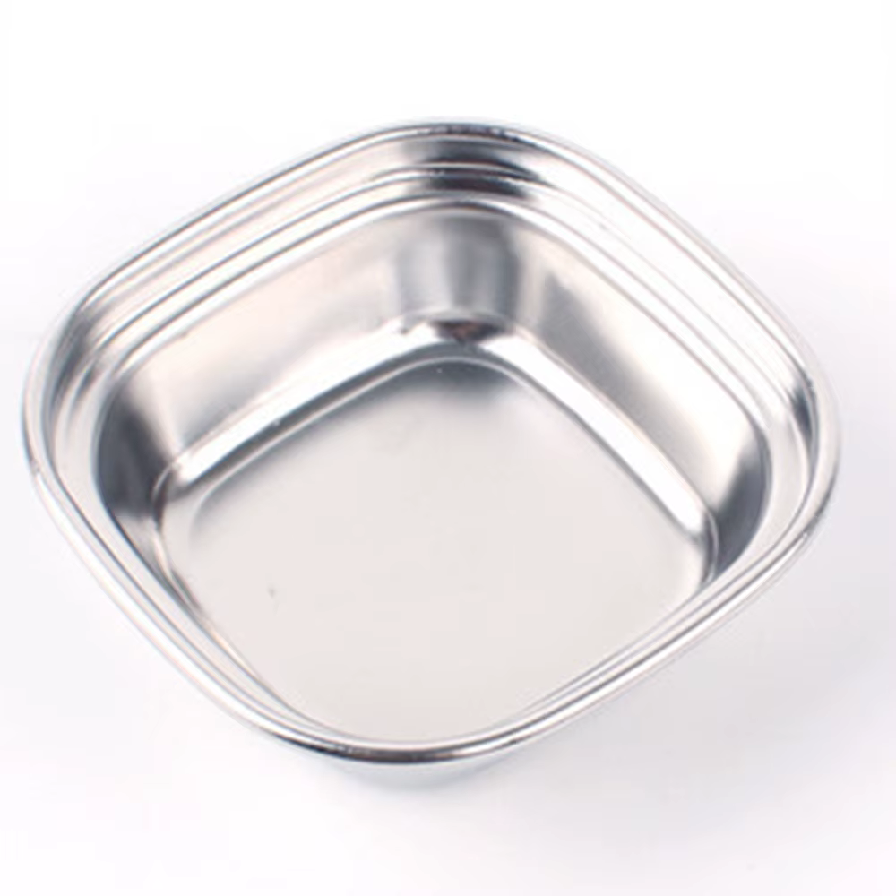 Plat de trempage pour barbecue en plein air en acier inoxydable