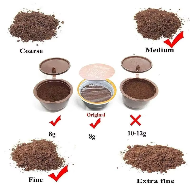 Capsules de café réutilisables pour Machine Nescafe Dolce Gusto