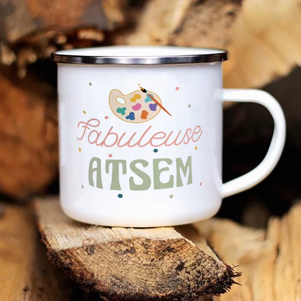 Super Atsem – tasses en émail