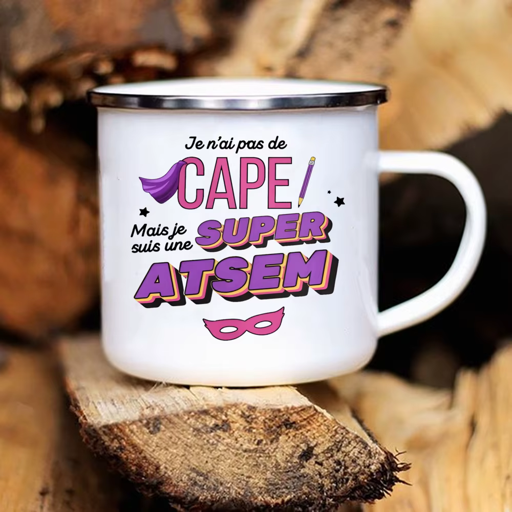 Super Atsem – tasses en émail