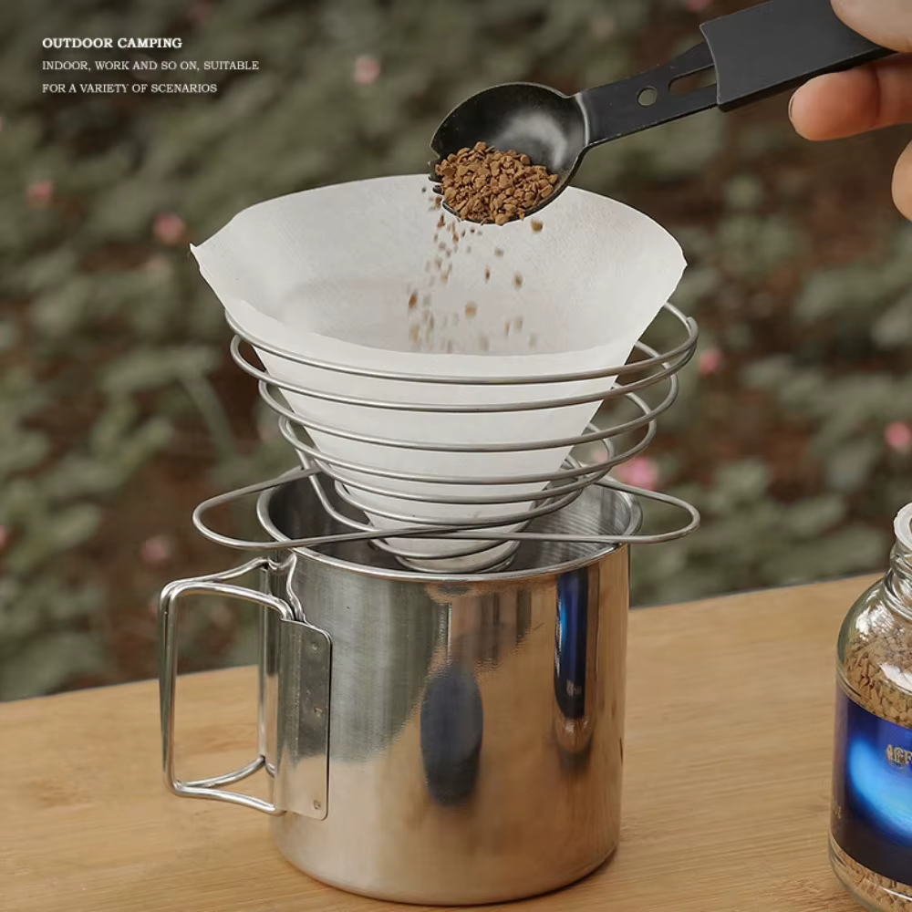 Filtre à café expresso pliable