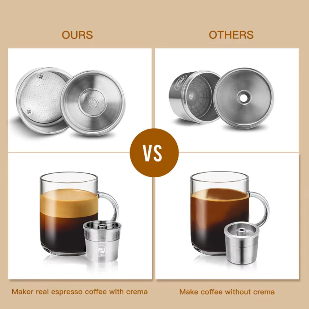 Dosette de café réutilisable pour illy X7.1 illy Y5 Mahine