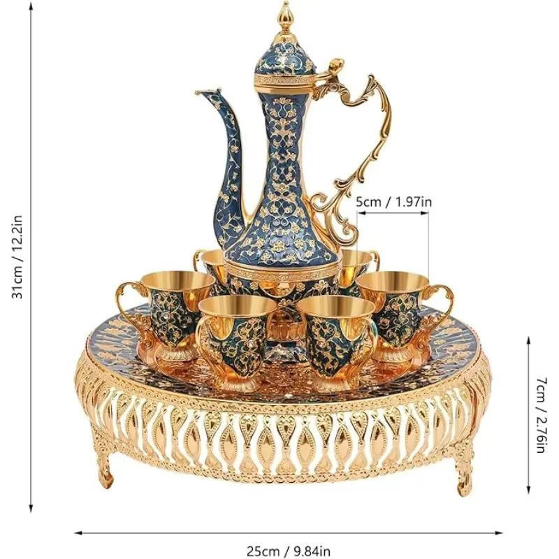Ensemble de tasses à café turques Vintage