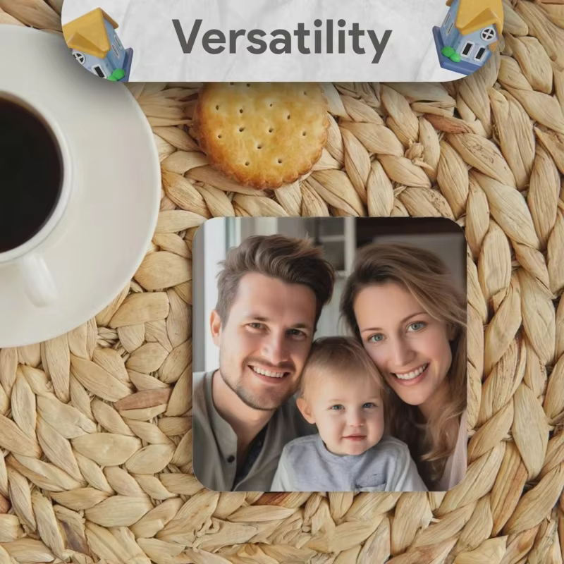 Sous-verres personnalisés avec photo