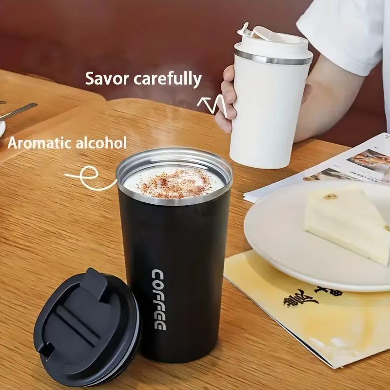 Tasse à café isolée en acier inoxydable