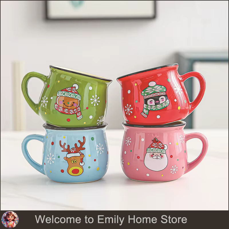 Tasse de noël en céramique