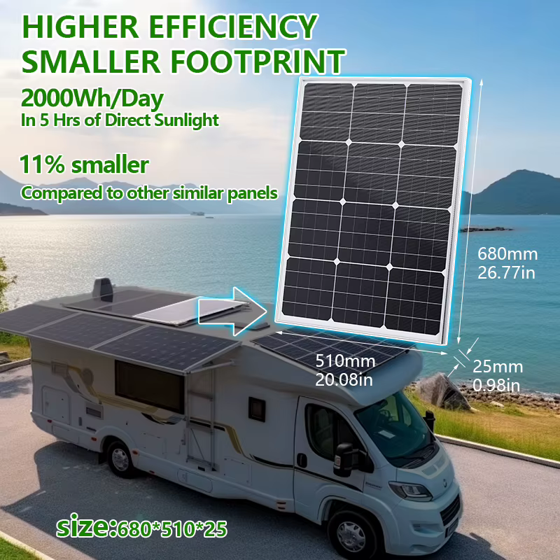 Panneau solaire rigide en verre 2000W, verre trempé avec revêtement antireflet, haute puissance pour installation au sol résidentielle et commerciale