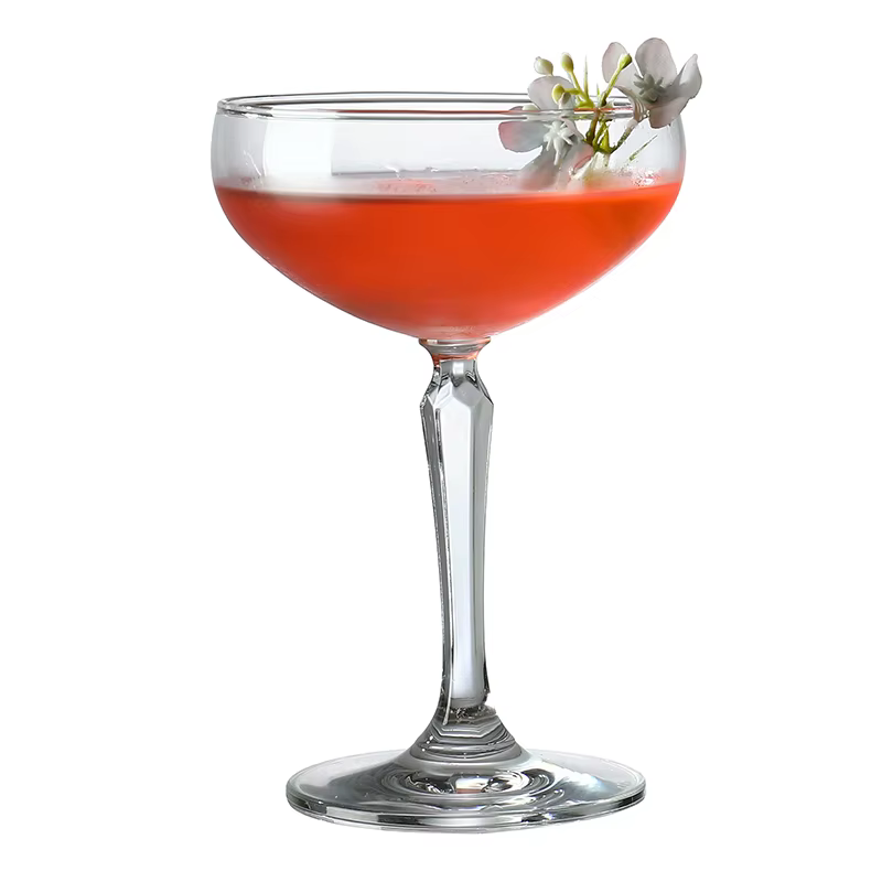 Verre à Champagne et Cocktail Coupé, 4 Pièces