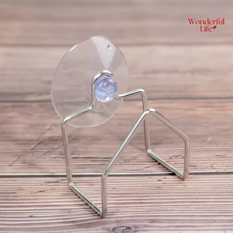 Égouttoir à ventouse en acier inoxydable