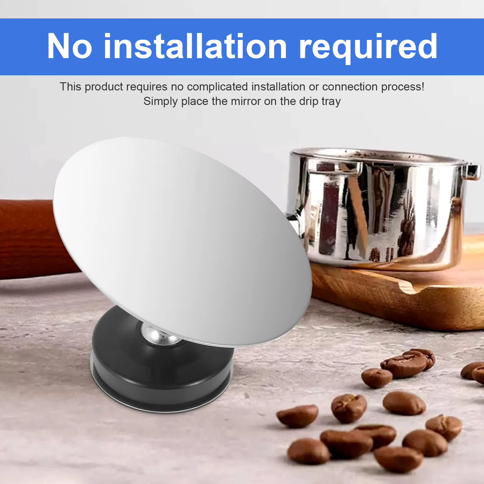Miroir d'extraction de café magnétique