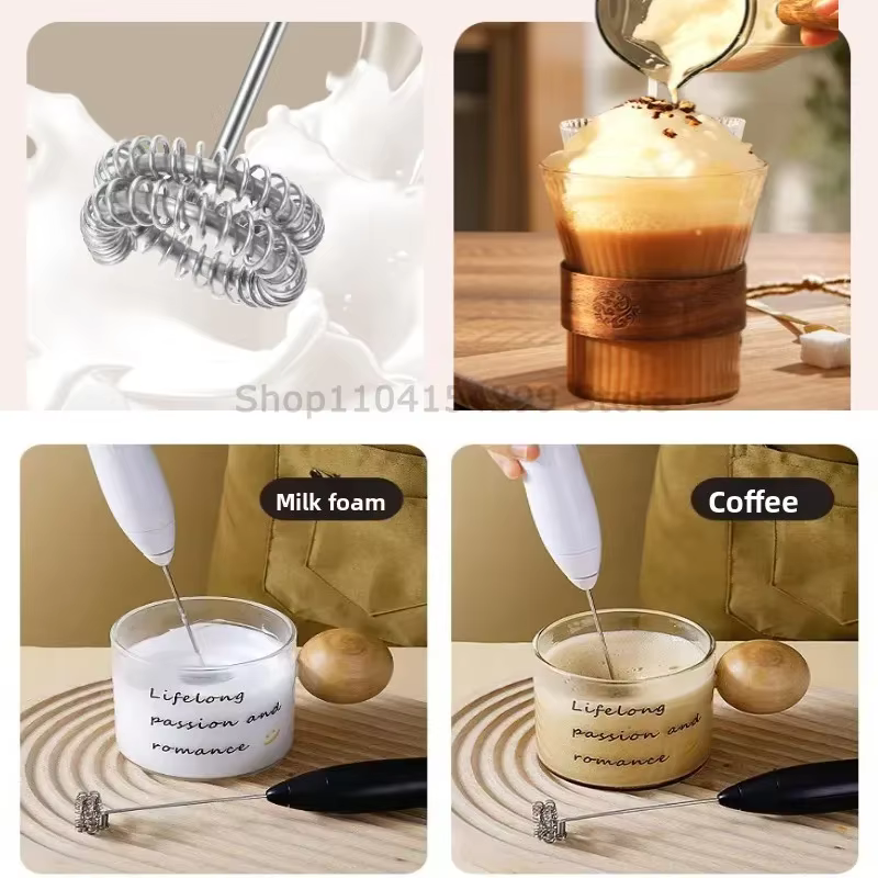 Mousseurs à lait sans fil mélangeur électrique portatif Mini cafetière