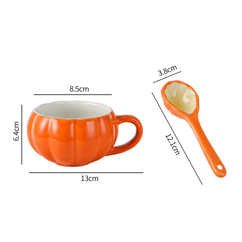Tasse de citrouille créative d'halloween