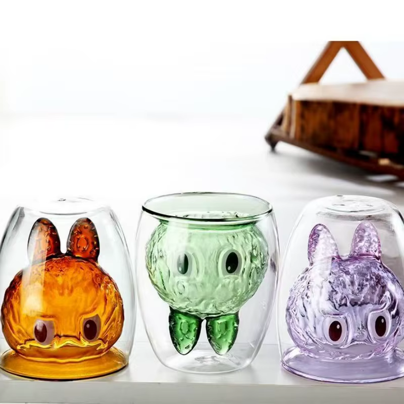 Tasse à café en verre à Double paroi