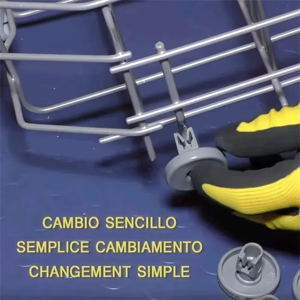 8 roues pour lave-vaisselle AEG Electrolux FAVORIT Zanussi 8 pièces de roulettes pour panier supérieur de lave-vaisselle Aeg