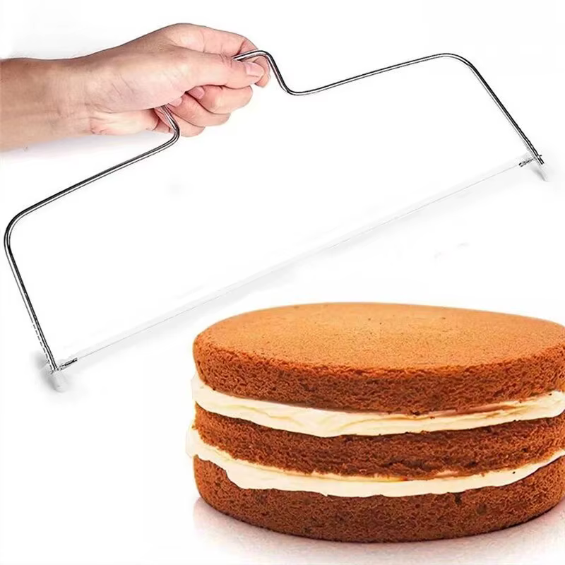 Trancheuse à gâteau en acier inoxydable réglable