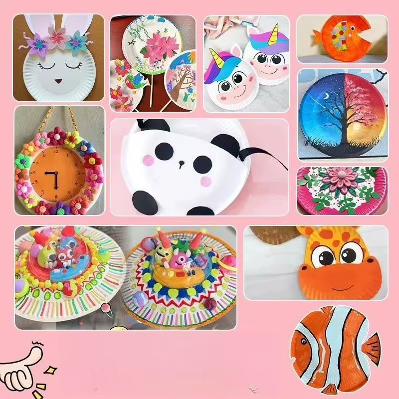 Assiettes en papier jetables