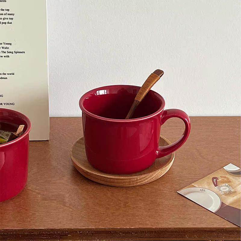 Tasse à café en céramique rétro simple