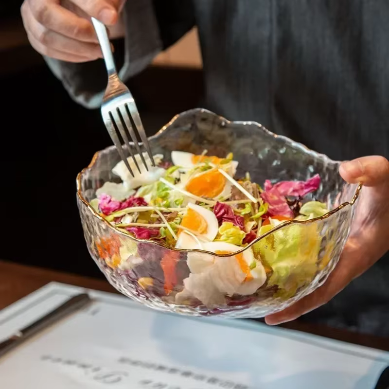 Bol en verre à salade de 380/750/1450ml