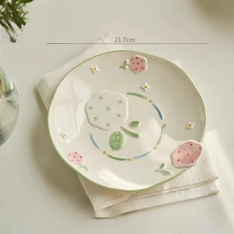 Petites vaisselle et assiettes fraîches et de haute valeur pour la maison de style nordique