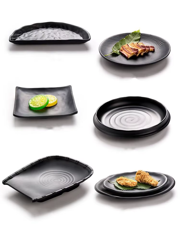 Assiette de barbecue en mélamine