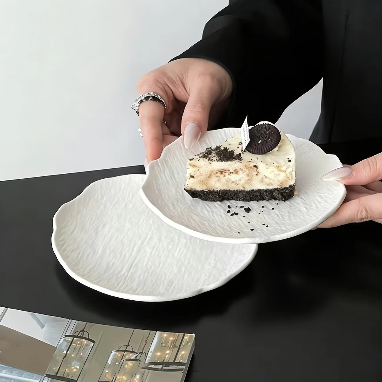 8 petits bols à salade à bords ondulés (5