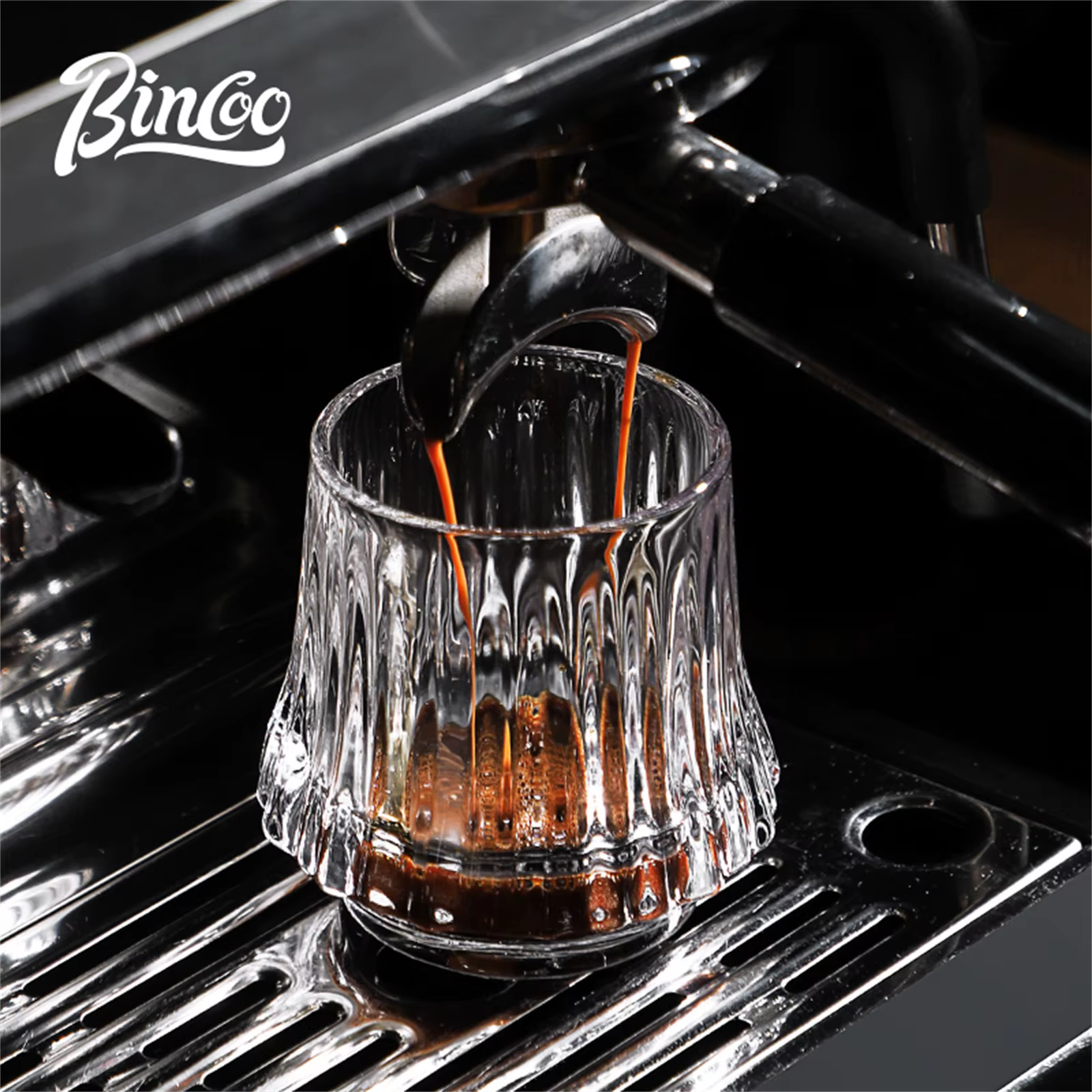 Bincoo tasse à café en verre résistant à la chaleur 160Ml bière lait