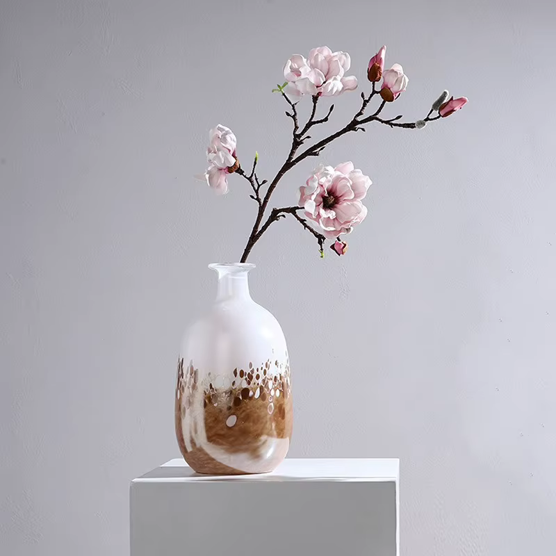 Vase en verre géométrique à bulles dégradées, bouteille en verre pour hydroponie, terrarium, vases à fleurs, pot de fleurs, accessoires de décoration pour la maison