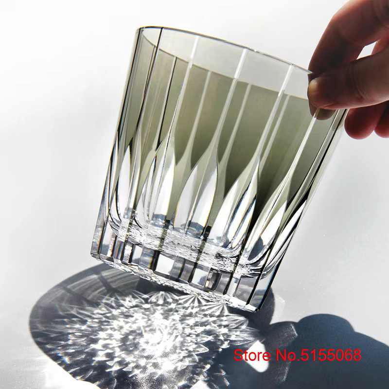Verre à l'ancienne en cristal japonais Edo Kiriko