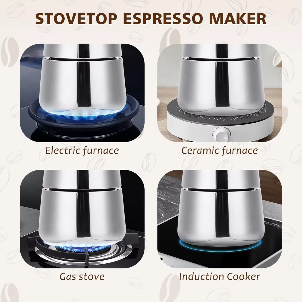 Cafetière Portable en acier inoxydable