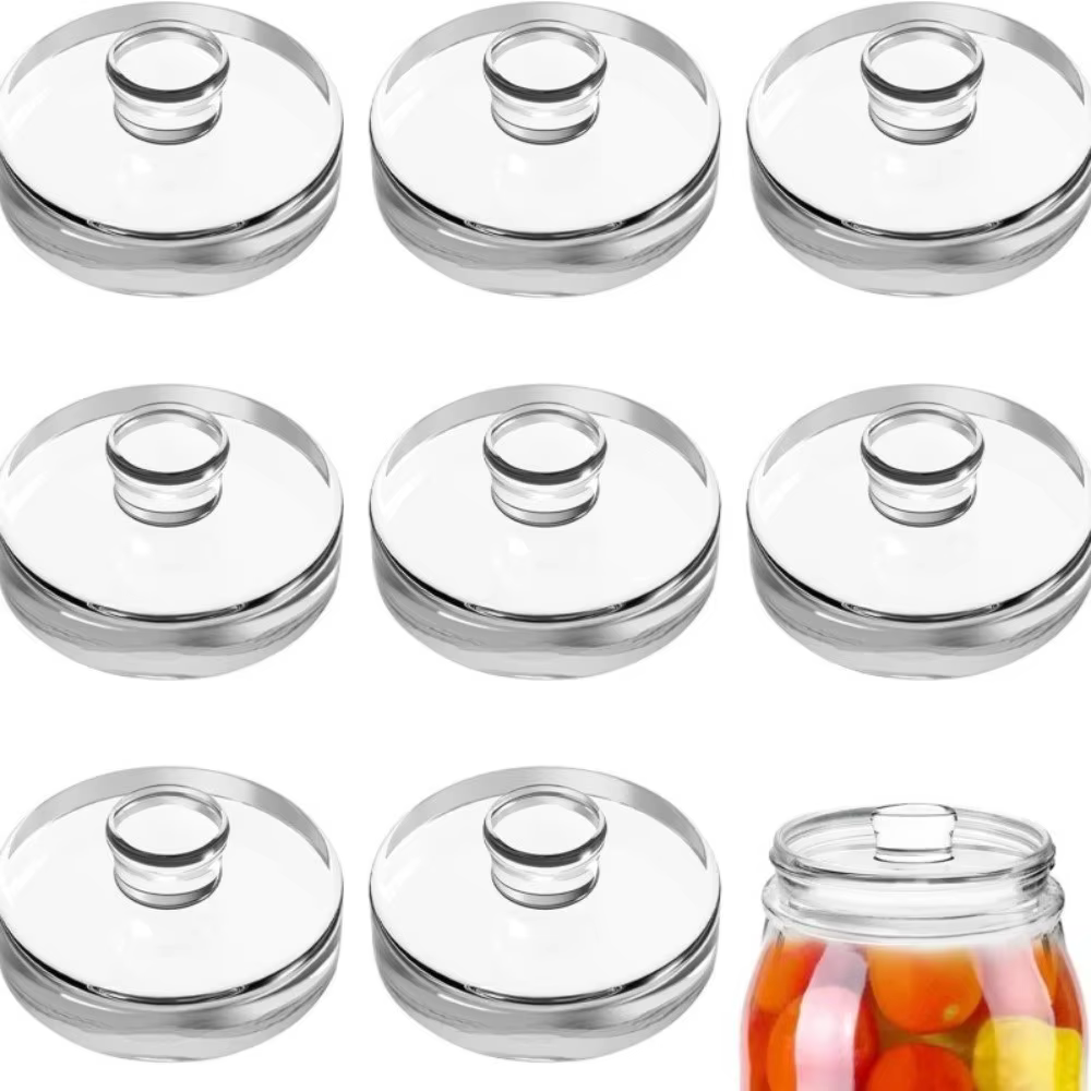 Poids en verre fermenté avec poignée