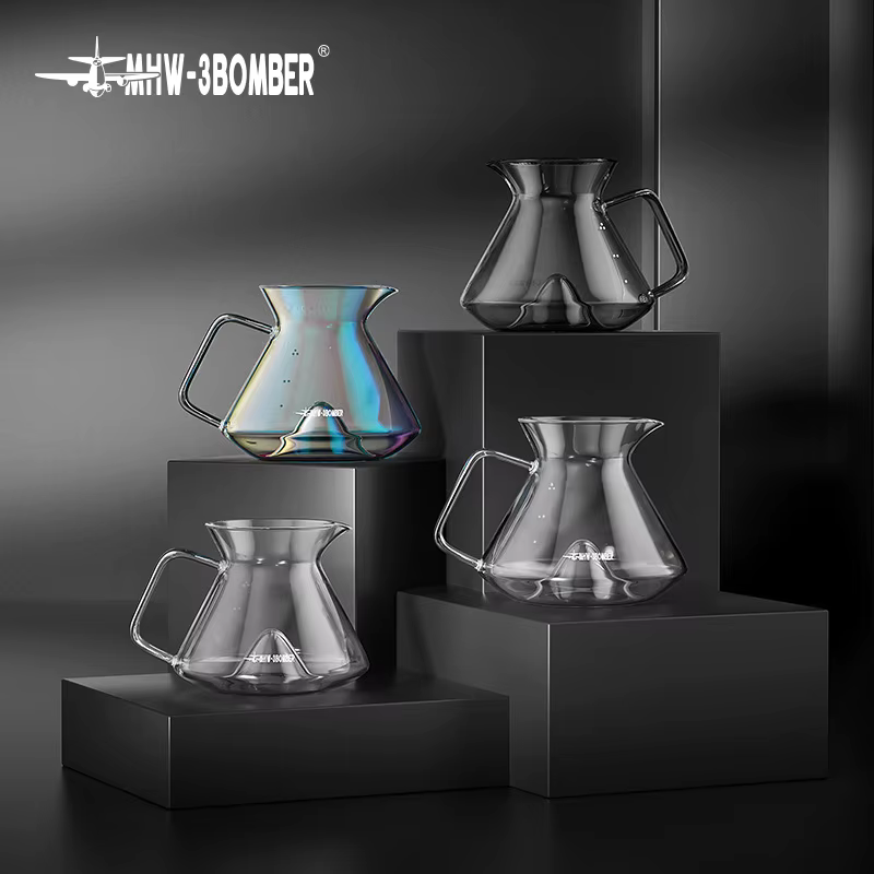 3BOMBER Hill Cafetière infusée à la main avec ustensiles