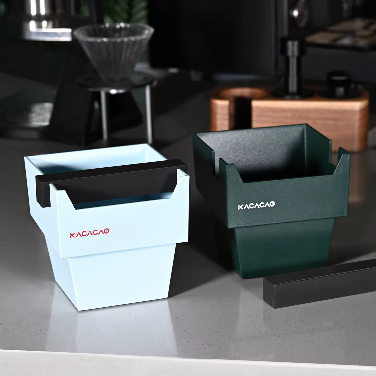 KACACAO expresso boîte à frapper café marc conteneur anti-dérapant poubelle mouture pour Delonghi Breville accessoires Barista outils