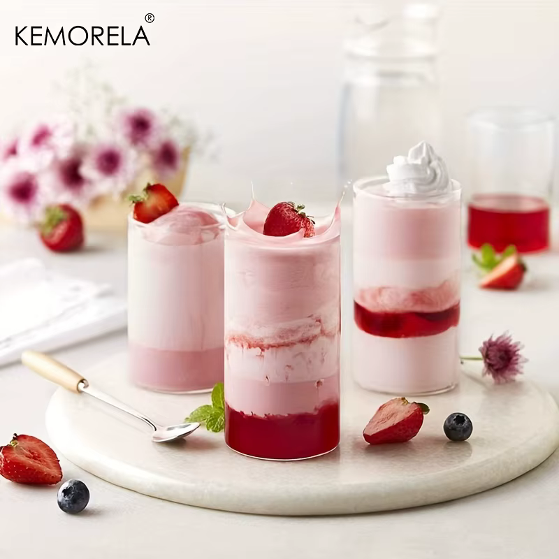 Ensemble de verres à boire en Borosilicate sans BPA