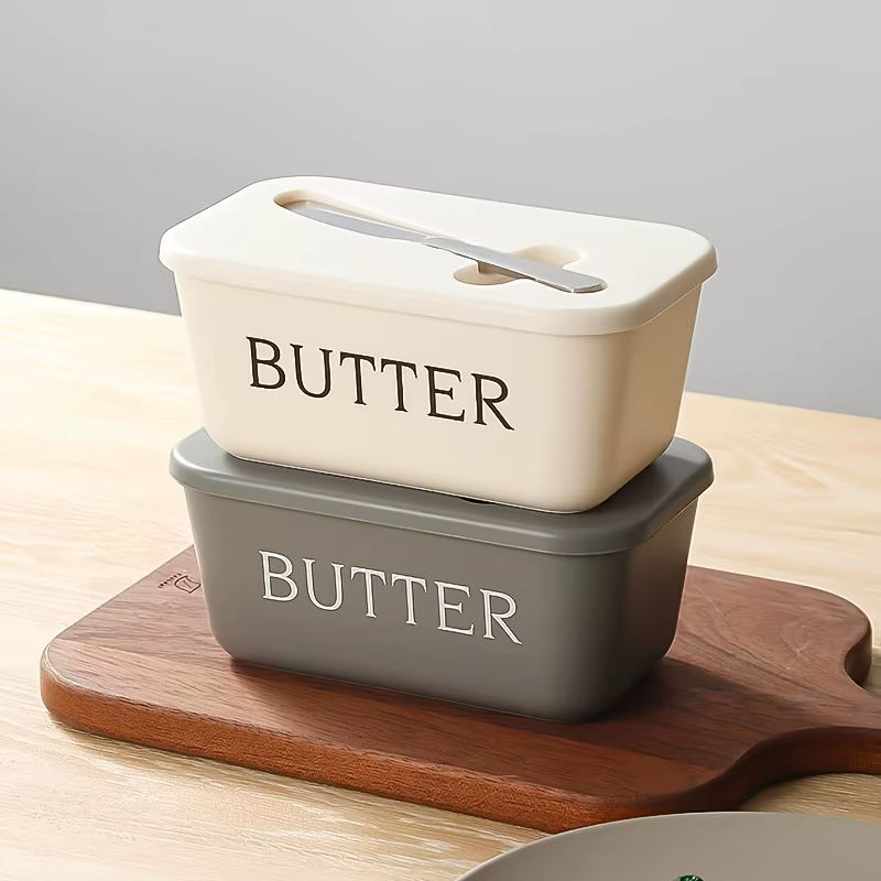 Boîte à beurre avec couteau