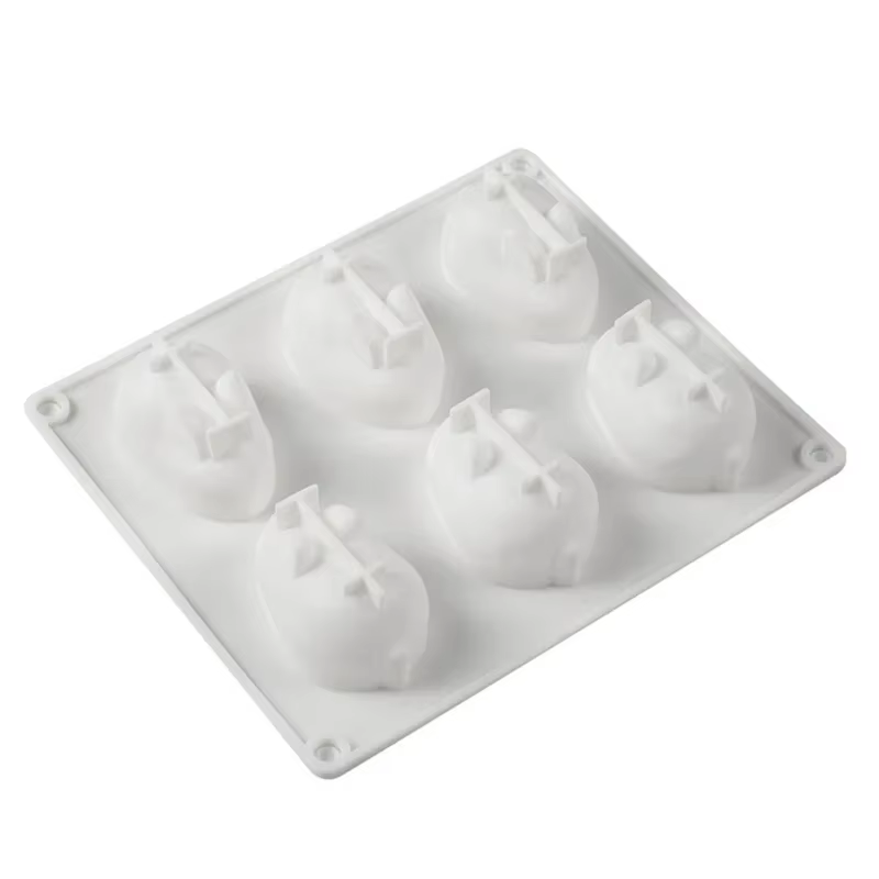 Moules à gâteaux lapin 3D en Silicone