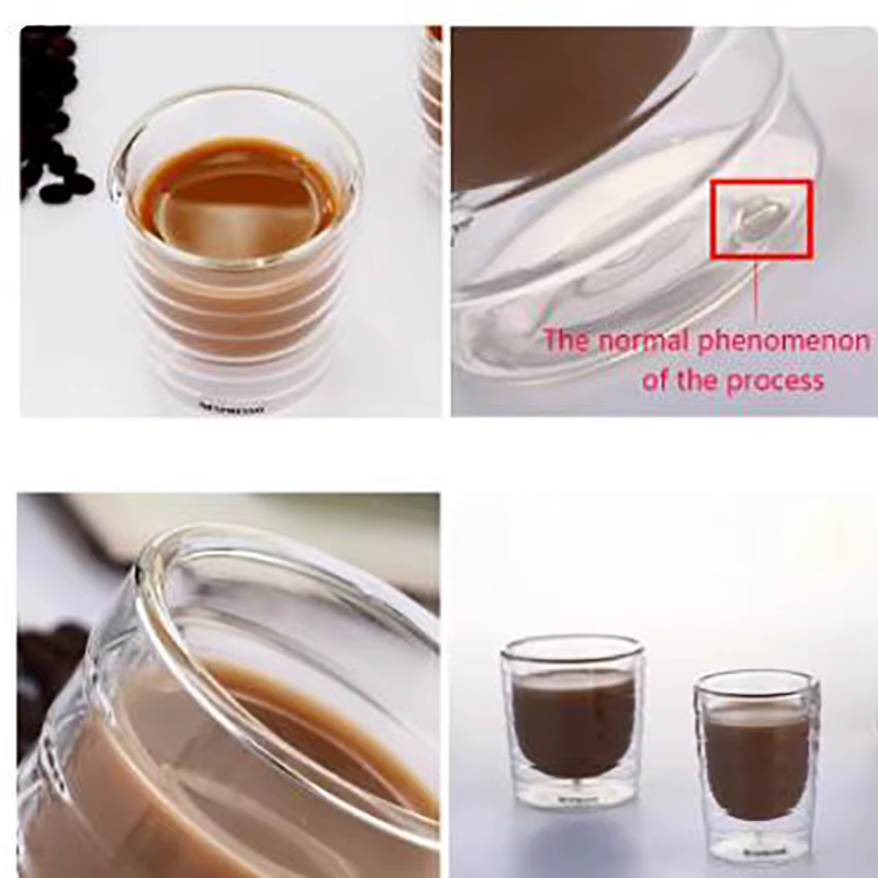 Nespresso tasse à café résistant à la chaleur Double paroi thé verre