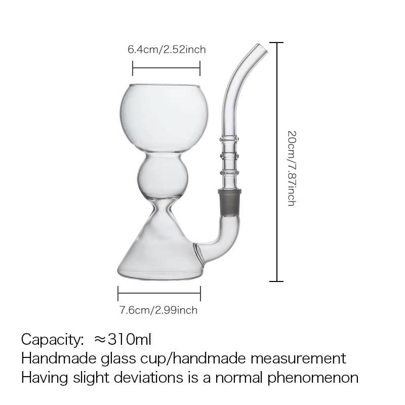 Inmeet verre à haute teneur en Borosilicate fait à la main créatif Absinthe