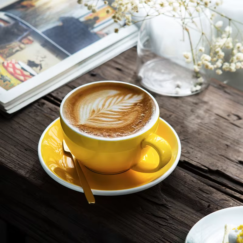Tasse à café en céramique épaisse créative 350ml Latte Cappuccino